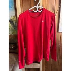 Nike Dri-fit Running Reflective Sport Long Sleeve Shirt